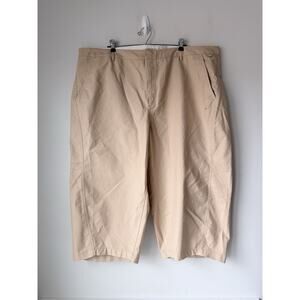 Maeve Anthropologie Pants Womens 24W Barrel Wide Leg Cropped Khaki Casual $148